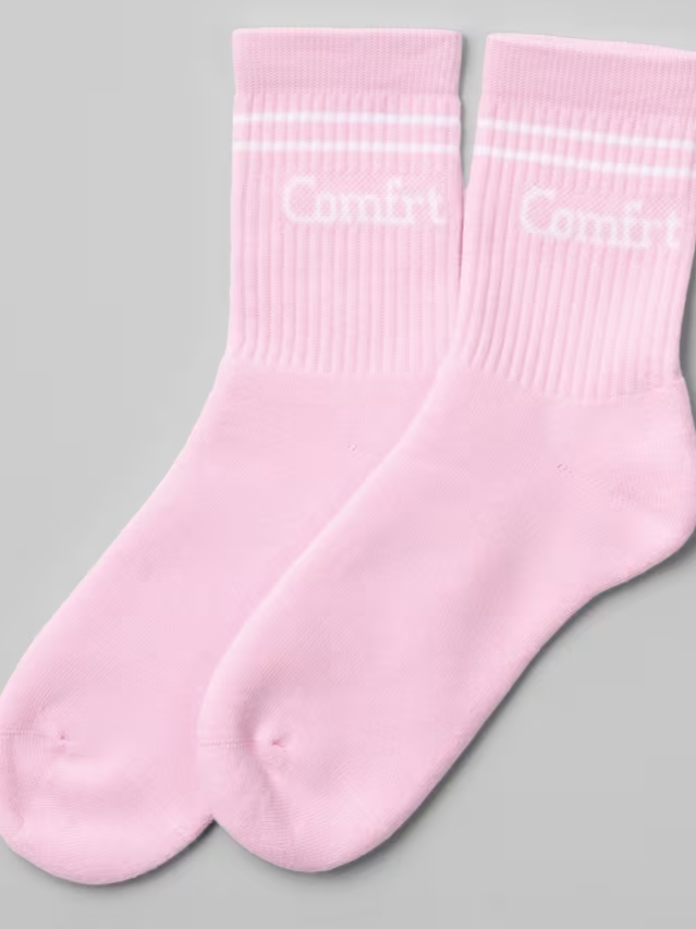Stripe Trim Ankle Socks