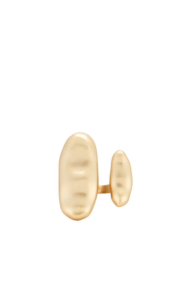 Ami Ring in Brushed Brass