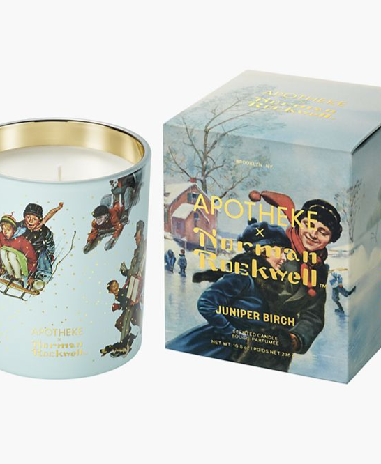 Juniper Birch Norman Rockwell Scented Candle, 10.5 oz.