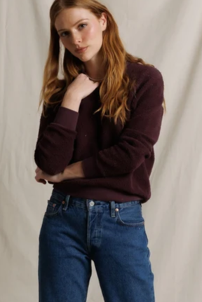 Ziggy Reverse Fleece Crew Neck Sweatshirt