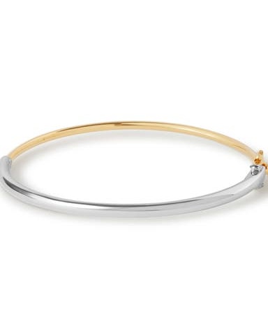Gold & Silver Aurora Bangle