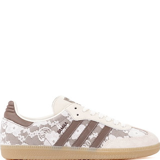 Womens adidas Samba OG Athletic Shoe - Off White / Earth Strata / Gum 4