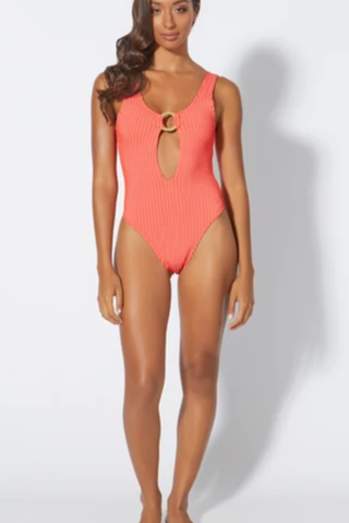 Gonio One-Piece Red Stripes