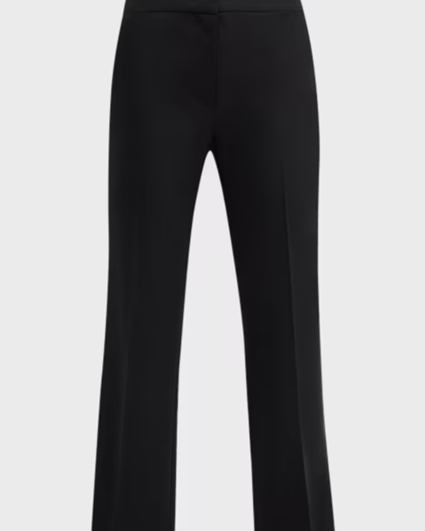 Cropped Kick-Flare Seasonless Wool Trousers