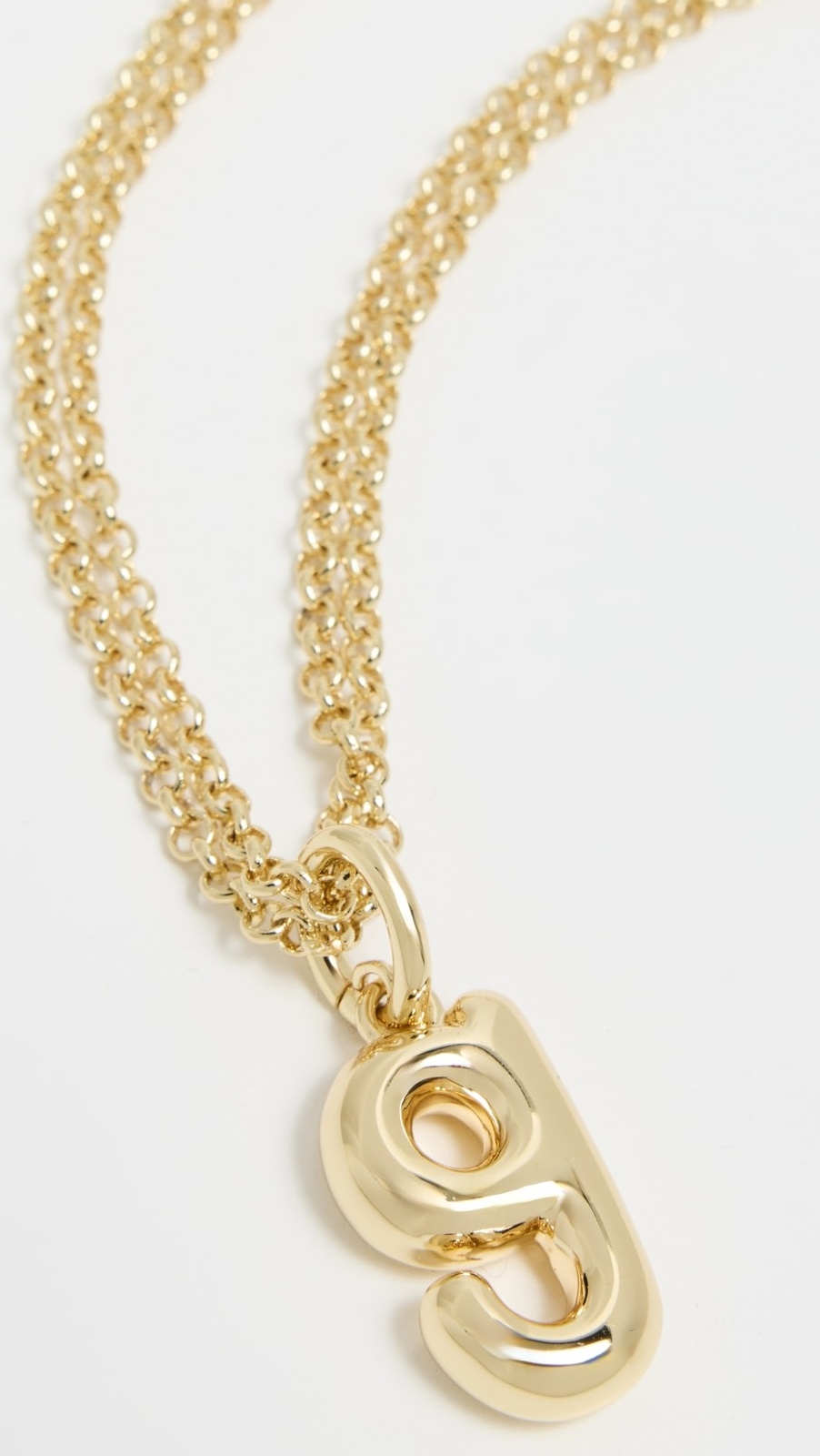 The Puffy Initial Necklace
