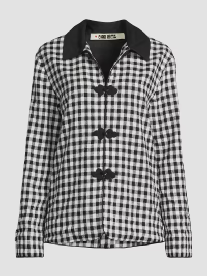 Anja Gingham Jacket