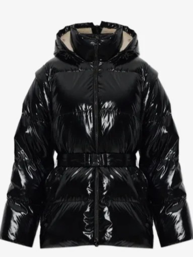 Inez 2-in-1 belted down jacket
