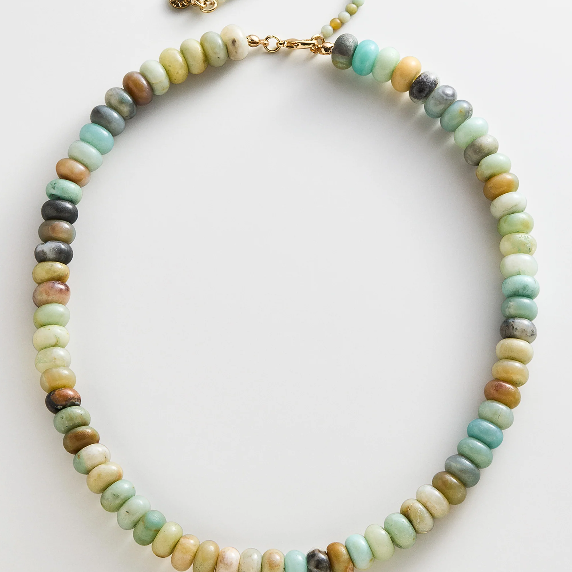 Joyce Semi-Precious Beaded Necklace - Amazonite