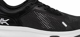 KURU Atom Fusion Arch Support Walking Sneakers - Jet Black/Bright White