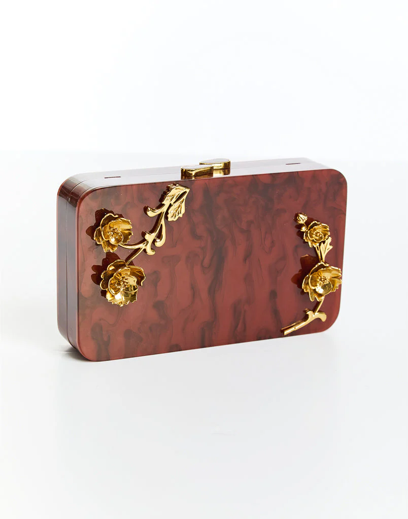 Augustine Gilded Tortoise Acrylic Bag