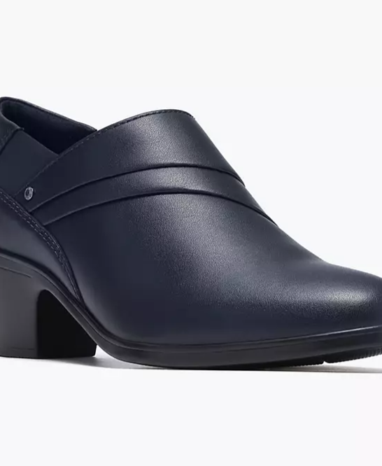 Women's Emily2 London Block Heel Round Toe Leather Shooties