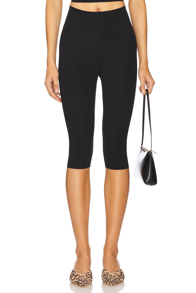 Neoprene Capri Legging - Black