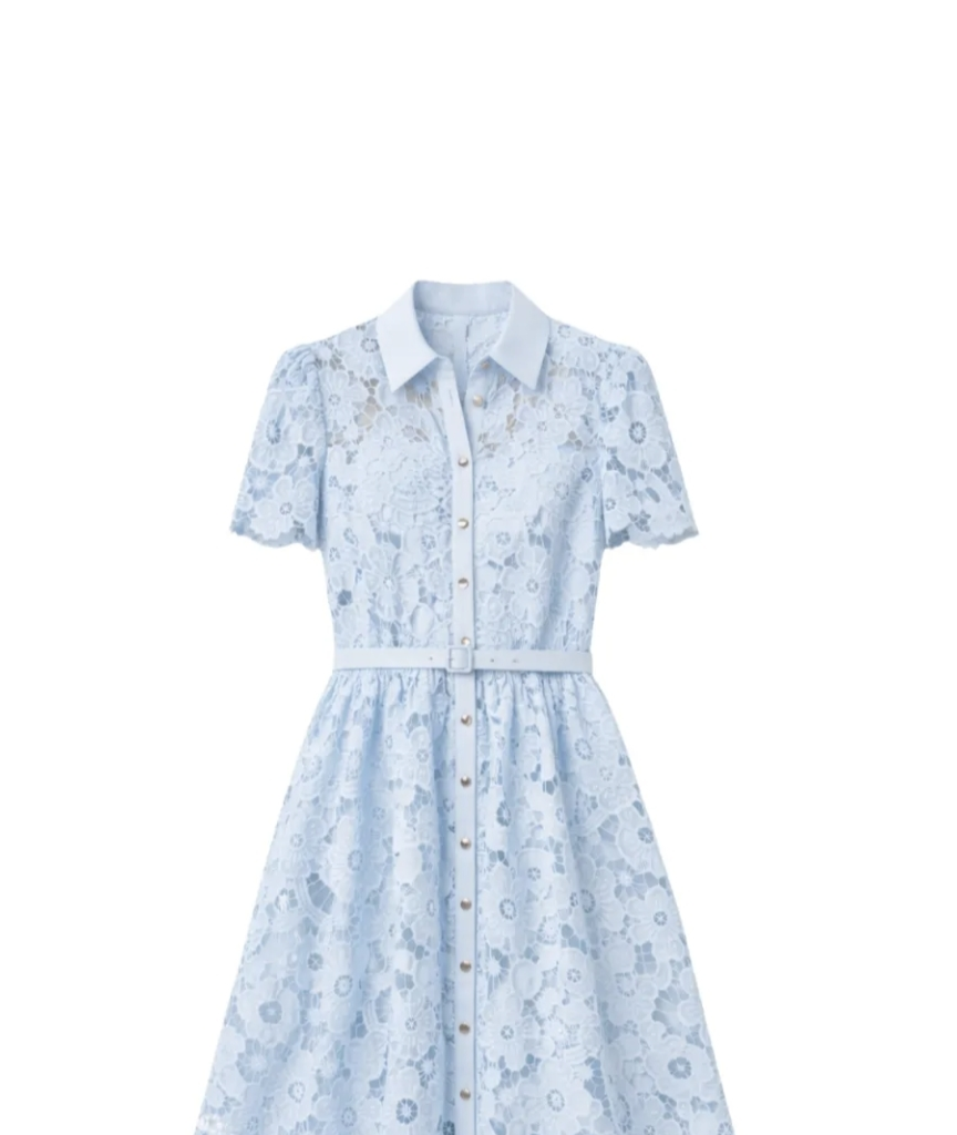 belted midi dress