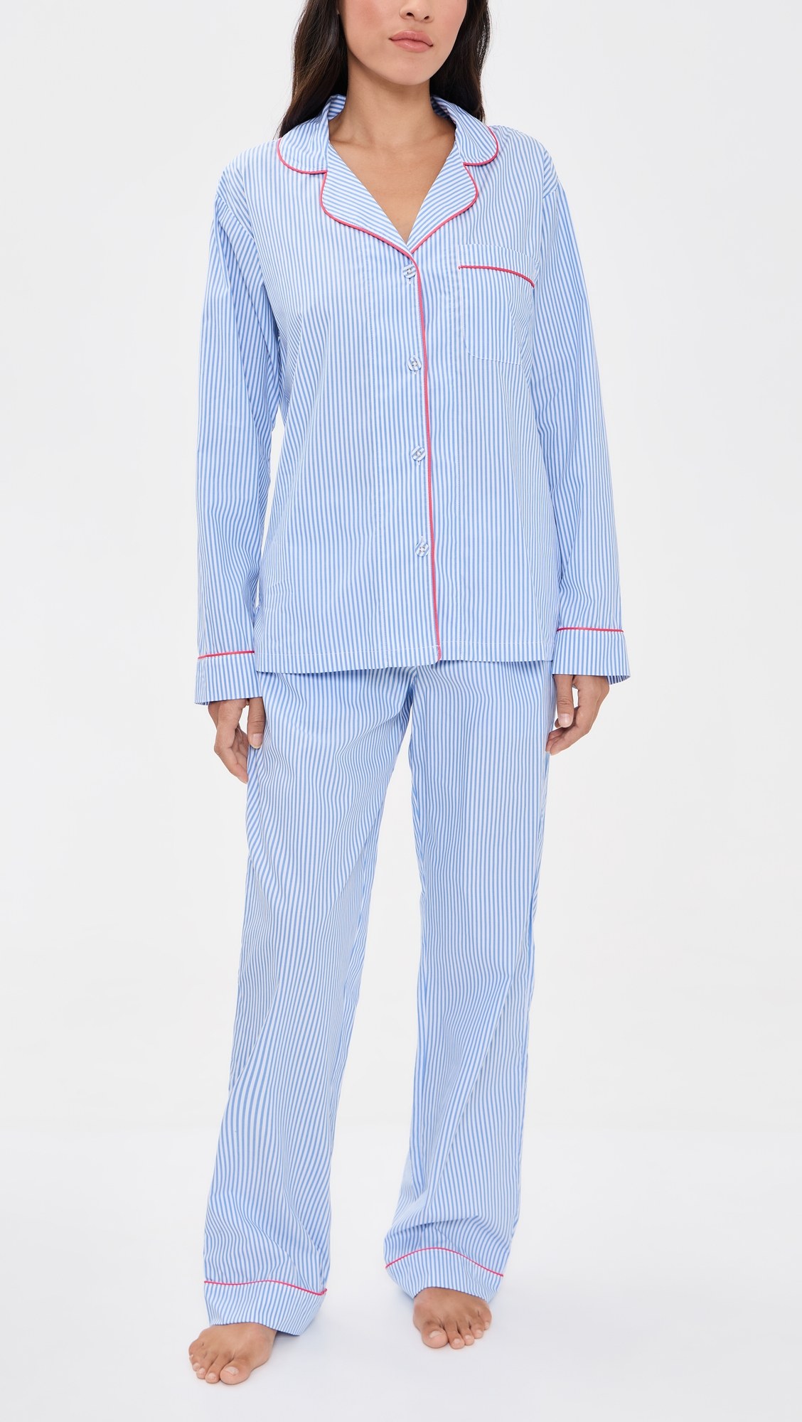 Classic Cotton Poplin Pajama Set
