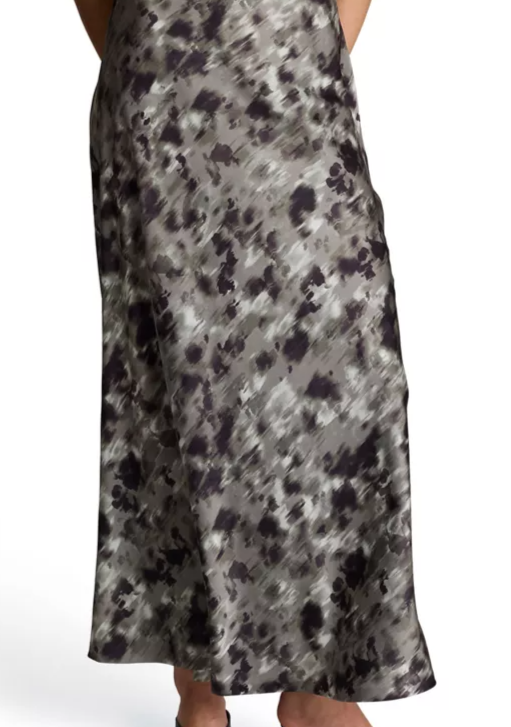 Women's Satin Printed Skirt