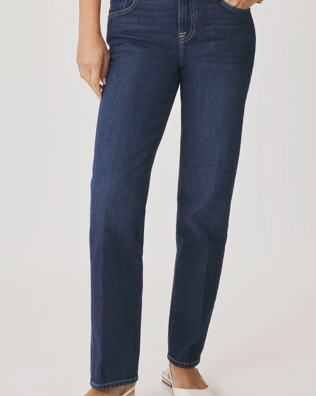 Alie Straight Leg Jean in Dark Wash