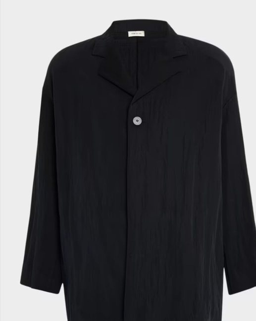 Men's Relaxed-Fit Crinkle Twill Blazer