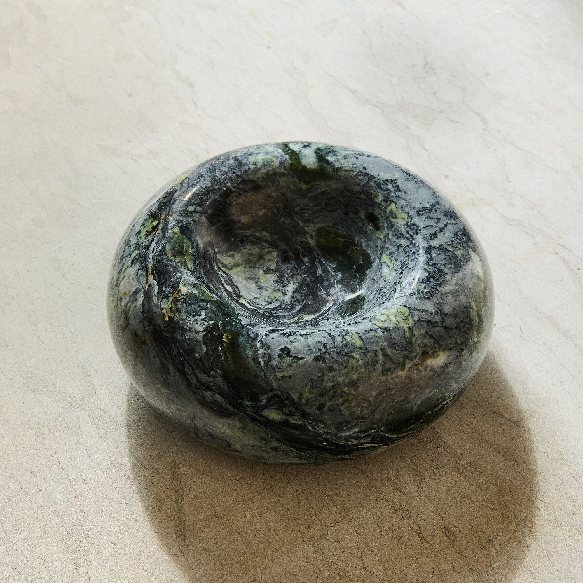 West Elm Marble Donut Trinket Tray
