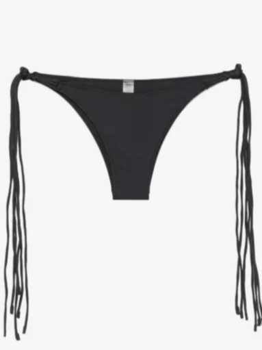 x Jennie Camille fringe-detail bikini bottoms