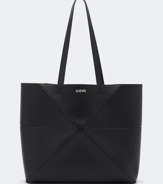 Puzzle Fold Medium leather tote bag