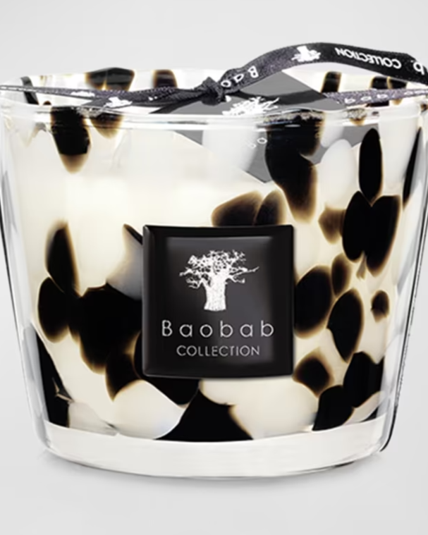 Black Pearls Scented Candle, 3.9"