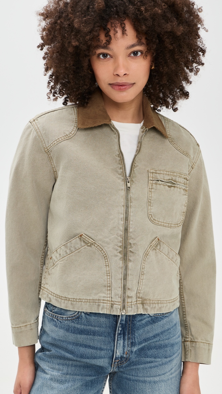 SLVRLAKE Harley Crop Worker Jacket