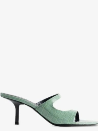 Serena crocodile-effect sandals