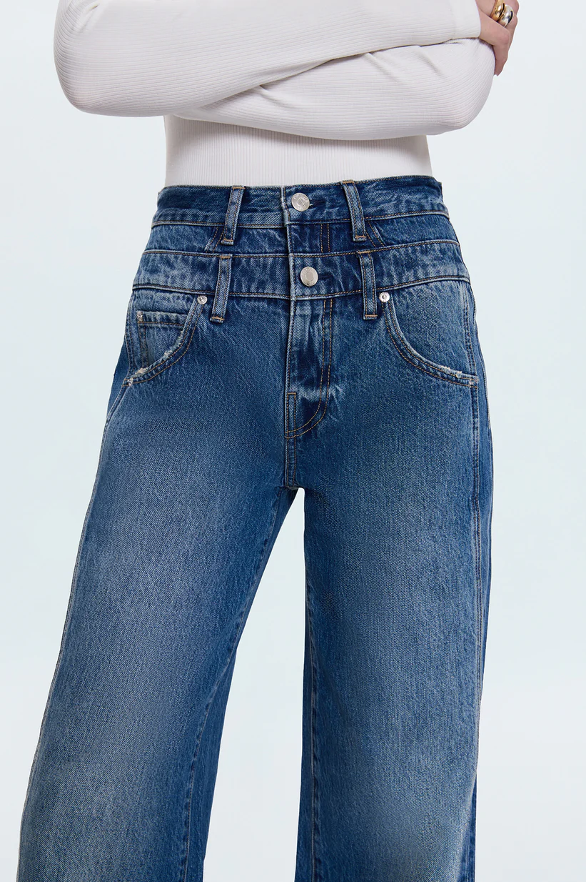 Caleb High Rise Stacked Jeans