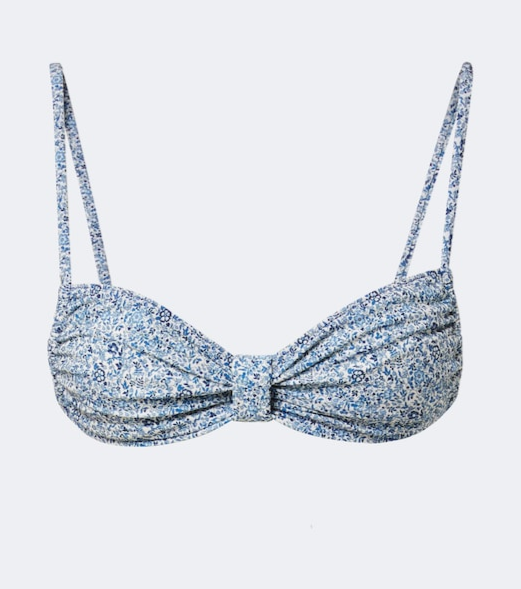 Devin floral bikini top