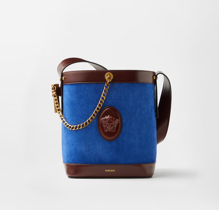 Pivot Small Suede Bucket Bag