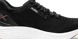 KURU Atom 2 Arch Support Walking Sneakers - Jet Black/Desert Tan