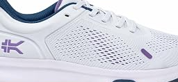 KURU Atom Fusion Arch Support Walking Sneakers - Vapor Gray/Lavender