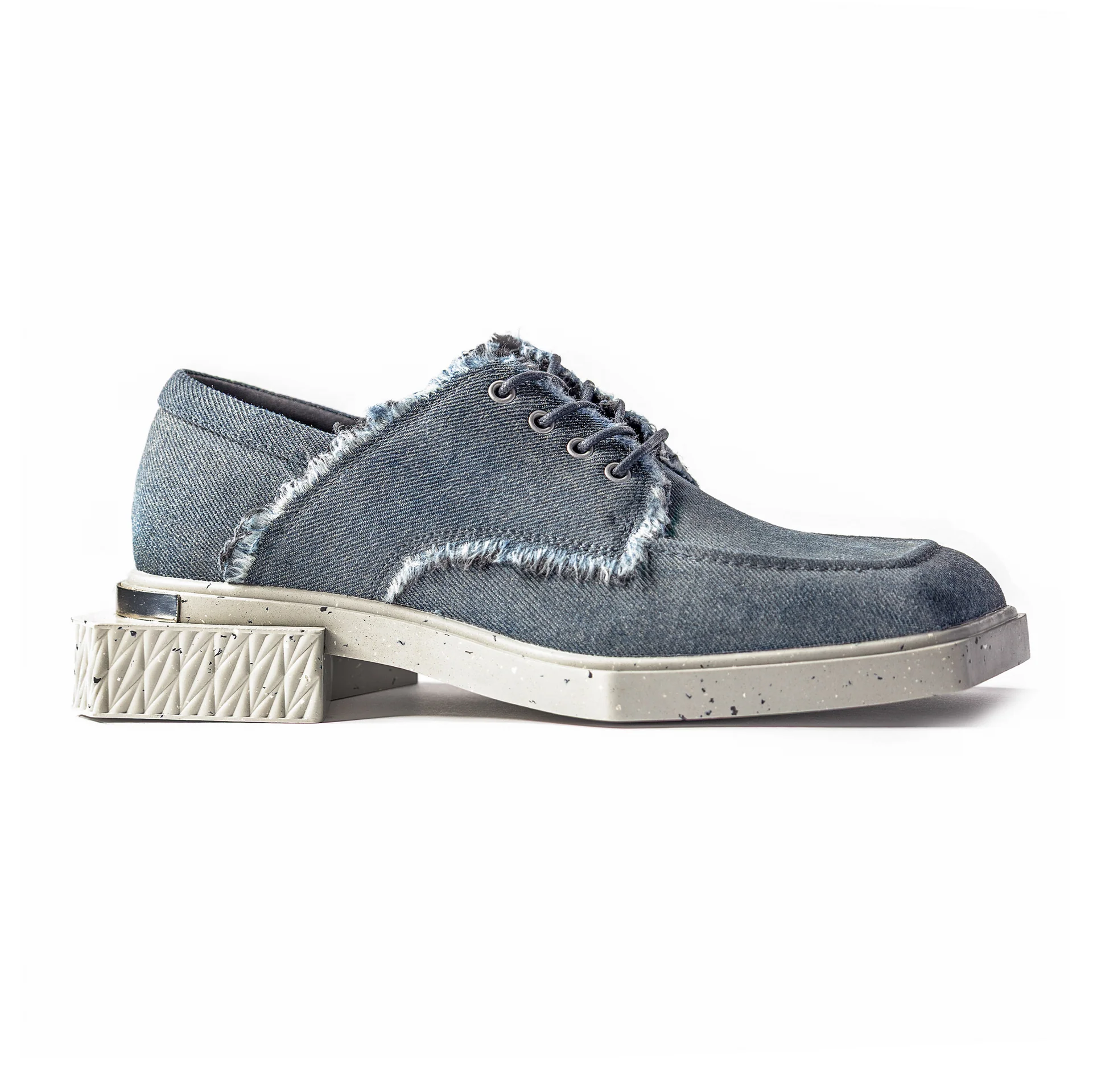TWOGAA Shoes ADIEU BEING Denim Shoes in CONCRETE