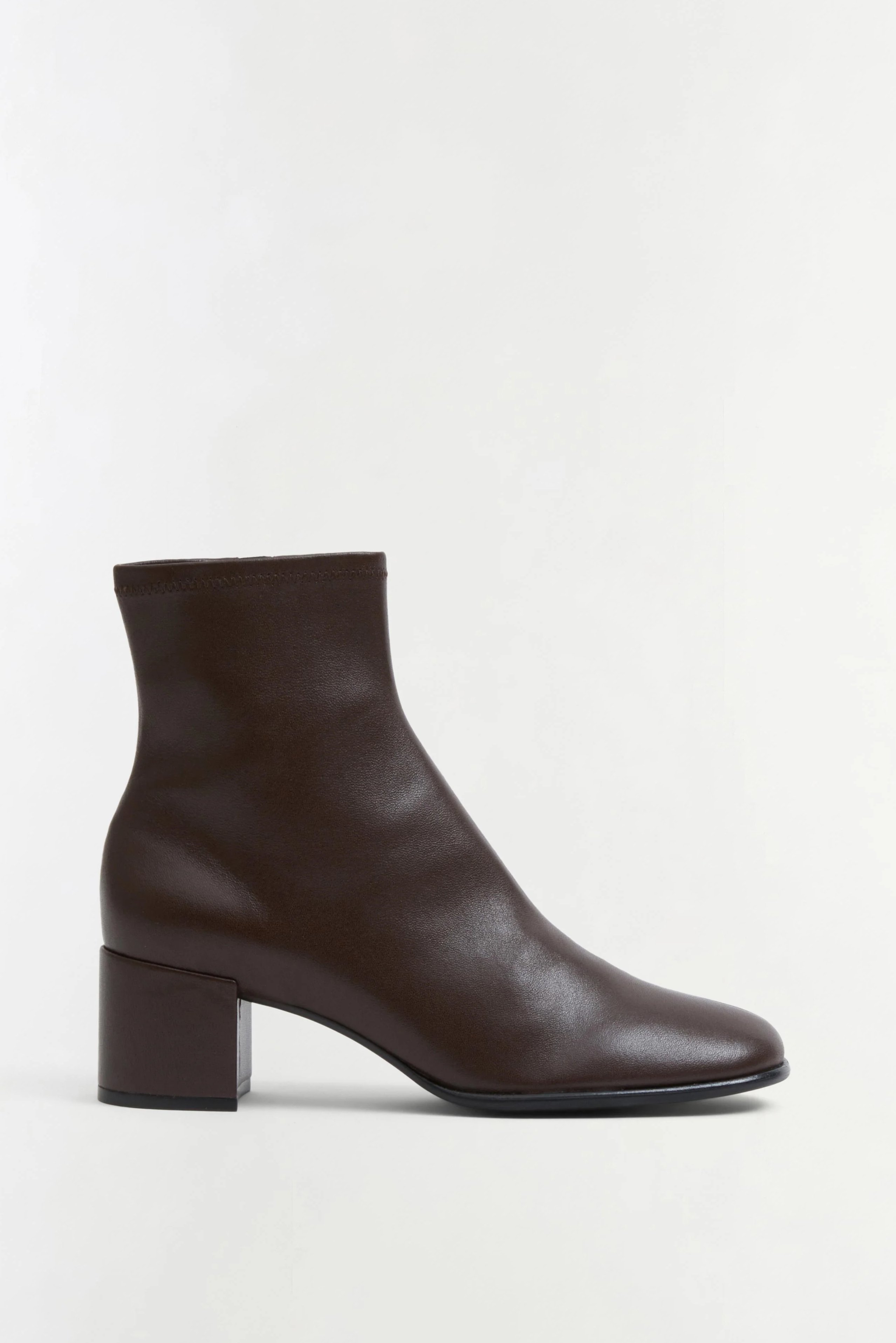 Bianca Stretch Leather Ankle Boot