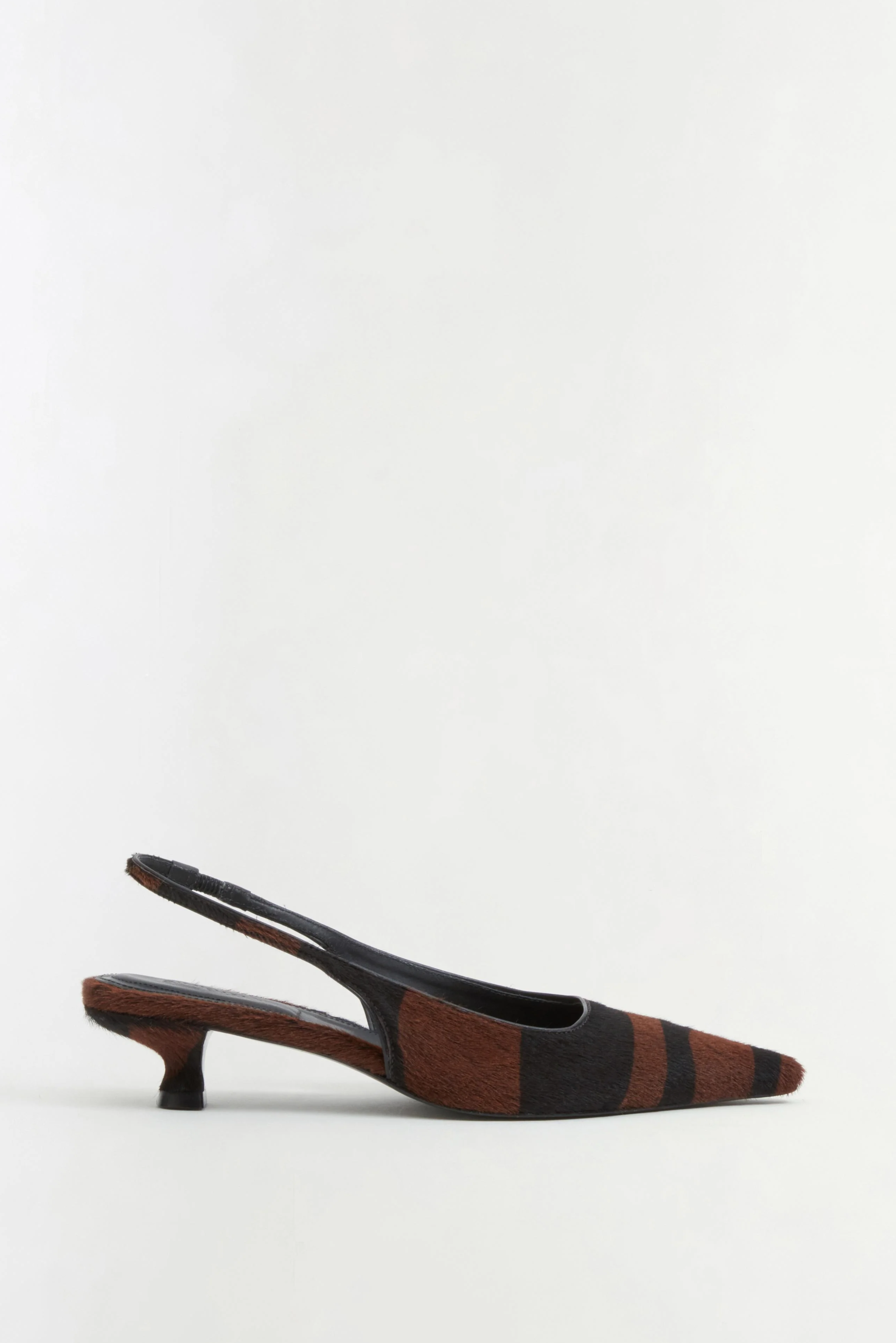 Jenny Calf Hair Slingback Pump