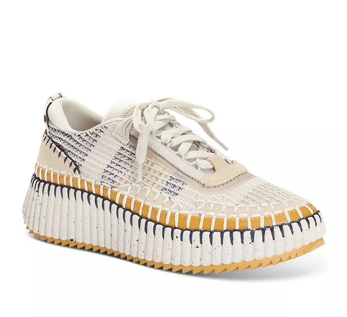 Women's Nama Woven Platform Low Top Sneakers