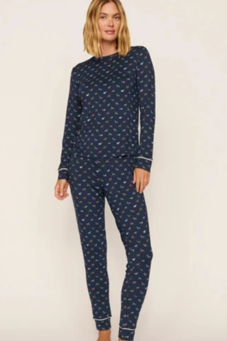 Gisele Printed TENCEL™ Modal Crewneck PJ Set