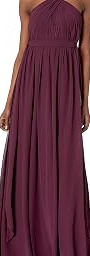 Women's Jacqueline Chiffon Halter Gown