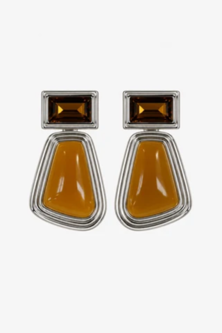 Abstract Jewel Drop Earring