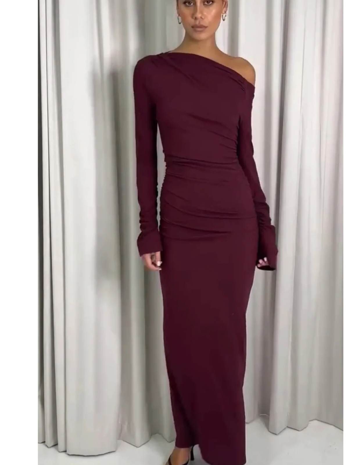 Sndys X Revolve Reyna Maxi Dress - Cherry - S (Like New)