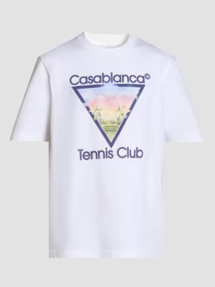 Tennis Club Cotton Crewneck T-Shirt