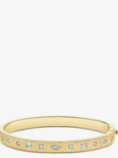 Diana diamond bangle bracelet