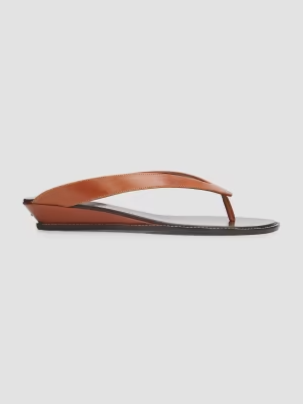Amelia 25MM Leather Thong Sandals