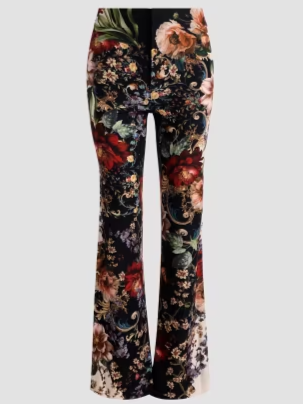 Andrew Floral Bootcut Slim Pants