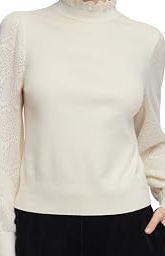 Machine Washable Merino Wool Seamless Sweaters for Women Trendy Long Sleeve Mock Neck Spring Sweaters for Women 2025