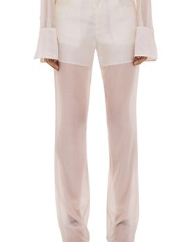 Sheer Bootcut Pants