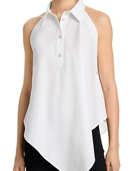 Collared Scarf Top