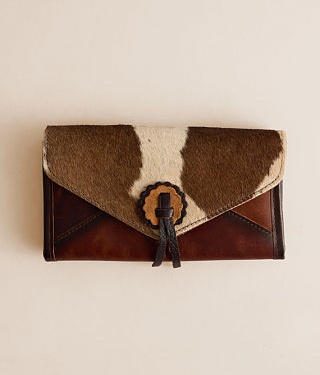 BUCKLE.COM GUADALUPE COWHIDE LEATHER WALLET