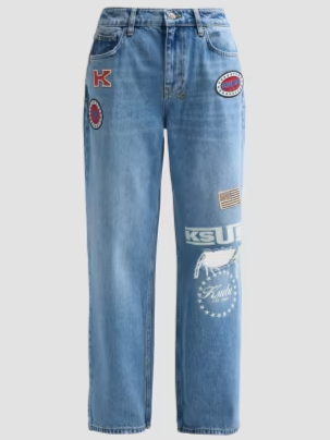 Garage Patches High-Rise Jeans