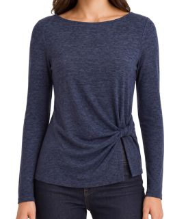 Twist Side Long Sleeve Top